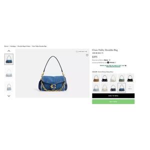 Coach Chain Tabby Shoulder Bag